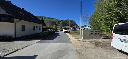 Javna prometna in komunalna infrastruktura v delu naselja Oševek (1)